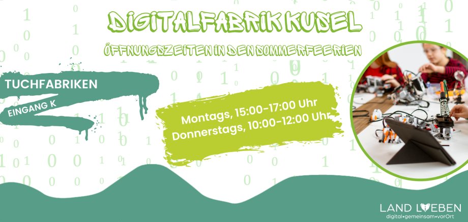 Flyer Digitalfabrik Kusel (160 x 90 mm) - KUSEL NEU